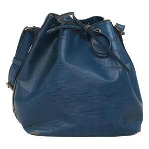 LOUIS VUITTON Epi Petit Noe Shoulder Bag Blue M44105